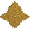 Ekena Millwork Melchor Diamond Medallion (Canopies up to 4"), 67 1/4"W x 43 3/8"H x 4"ID x 2"P, Iridescent Gold CM70X43MLIGS - alternate 2